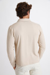 Polo manches longues beige CARL PAGANI