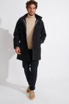 Manteau imperméable noir LOUIS TELLARO