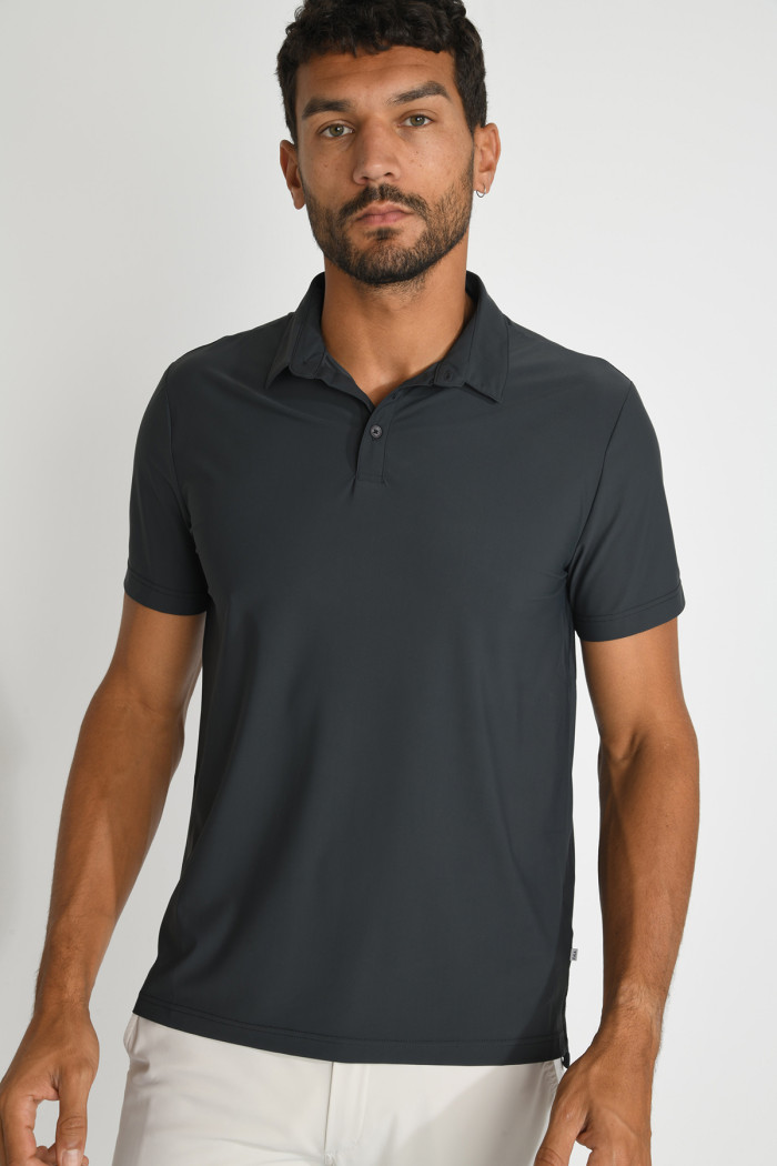 Polo anthracite ALBIN BAIABLUE