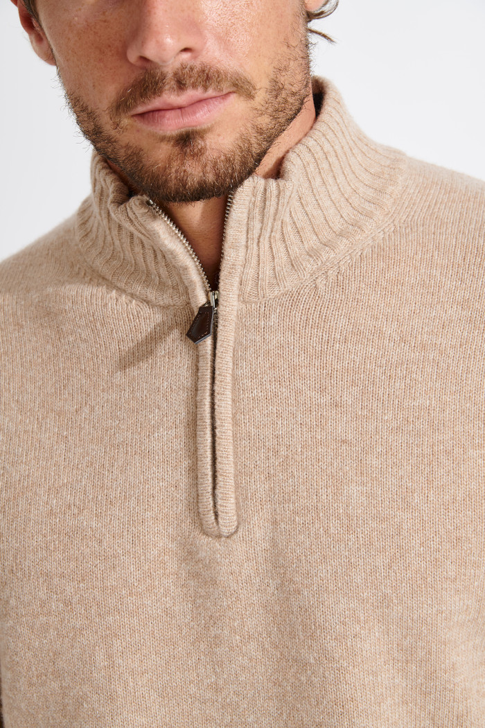 PULL CAMIONNEUR BEIGE MARCO TREVISE