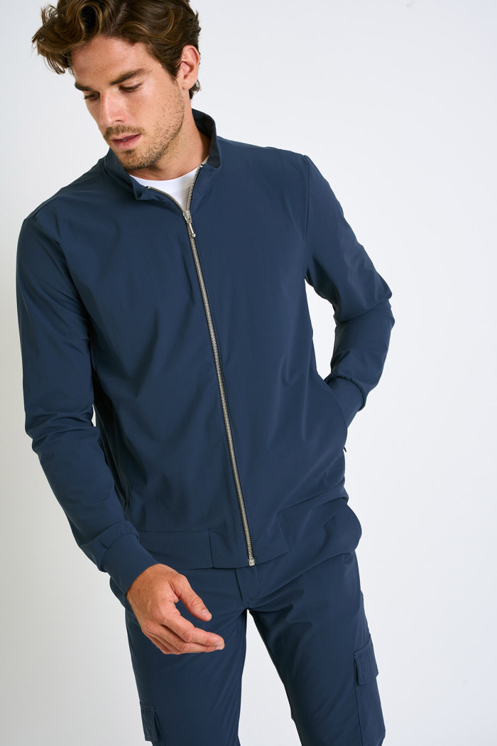 Veste bleue homme LUC LESCADA