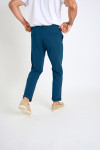 Pantalon stretch bleu SERGE LESCADA