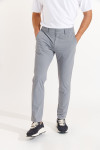 Pantalon stretch gris SERGE LESCADA