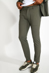 Pantalon chino kaki Serge TRIESTE