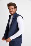 Veste sans manches marine MARKUS TERLIZZI