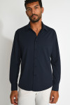 Chemise technique bleu marine JEAN TRIESTE