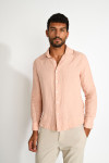 Chemise rose QUENTIN PISE matière coton