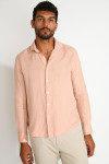 Chemise rose QUENTIN PISE matière coton